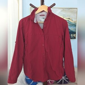 REI UPF Woman's 30+  Nylon shirt Size M.